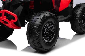 Большой аккумулятор Quad Maverick CAN-AM ATV 4x200W 24V7Ah Красный