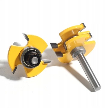 НАБОР ПРОЧНЫХ И ГРОТНЫХ ФРЕЗ 8 мм 6,35 мм с ПОДШИПНИКОМ, CE