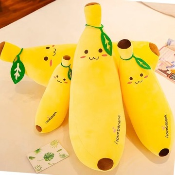 Плюшевый талисман банан средней мягкости 50 см I Love Banan