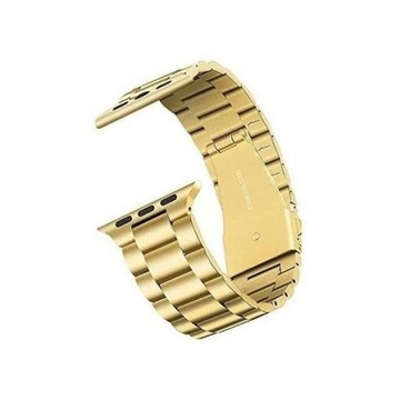 Bransoleta złota Pasek do Apple Watch 3/4/5/6/7/8/9/SE/Ultra 1/2 44/45/49mm