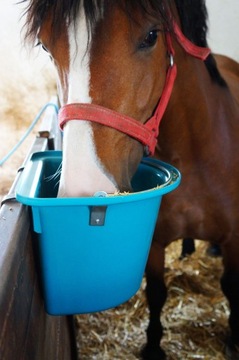 Кормушка с ручкой и стропой, 12 л, бирюзовый