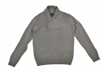 JACK&JONES SZARY MĘSKI SWETER r.S