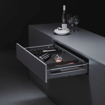 LED MagicBox L-500 H-80 АНТРАЦИТ LED выдвижной ящик