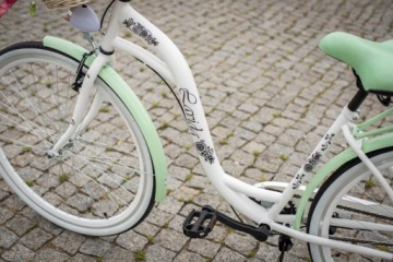 ГОРОДСКОЙ ВЕЛОСИПЕД ЖЕНСКИЙ 28'' ПЛЕТЕНАЯ КОРЗИНА 3 ПЕРЕДАЧИ SHIMANO