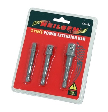 ADAPTERY WKRĘTARKI WIERTARKI 1/4 3/8 1/2' REDUKCJE