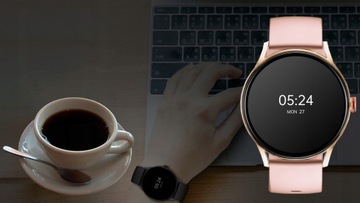 ЧАСЫ ЖЕНСКИЕ SMARTWATCH, розовые, спортивные, в подарок СОЕДИНЕНИЯ