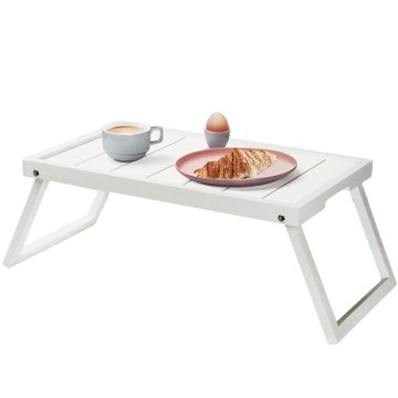 Taca stolik do łóżka składany przenośny MDF 62cm