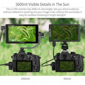 Монитор Feelworld LUT6S 6 дюймов с разрешением 3G-SDI