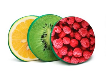 МЯГКАЯ ПОДУШКА ДЛЯ РЕБЕНКА 40 СМ КРУГЛОЕ СИДЕНЬЕ ДЛЯ ДЕТСКОГО САДА ЛИМОНЫ