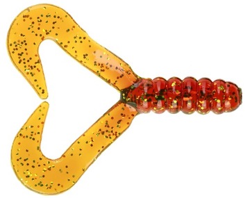 Guma na pstrąga, twister Manns Twin 4,2cm Kol MFMO