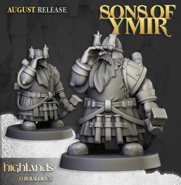 Dwarfs Miners CDM - Highlands Miniatures