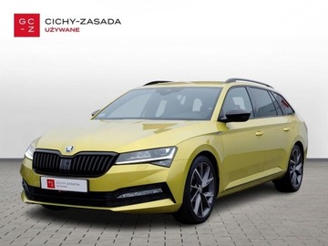 Skoda Superb III Kombi Facelifting 2.0 TSI 190KM 2021 Skoda Superb Sportline 2.0 TSI 190KM DSG FV23 2.0 Benzyna 190KM