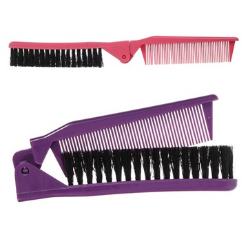 GRUBBER BRUSH КАРМАННАЯ РАСЧЕСКА ДЛЯ ВОЛОС С ШИРОКИМИ ЗУБАМИ, ФРАНЦУЗСКИЙ