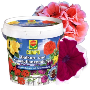 NAWÓZ DO Begonii Petunii Supertunii Surfinii Pelargonii 1 NA SEZON AŻ 1,2KG