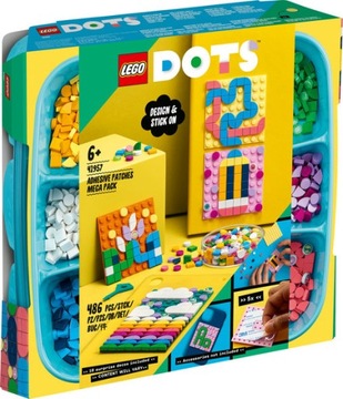 LEGO 41957 DOTS MEGA ZESTAW NALEPEK