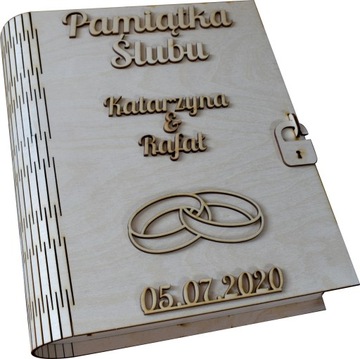 Pismo Święte Pamiątka Małżeństwa Biblia dedykacja