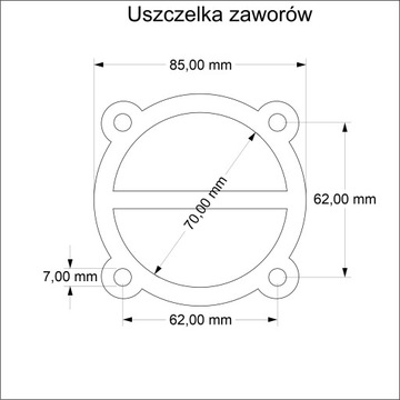 Прокладки компрессора компрессора 2065 3065 65 мм, комплект из 4 болтов
