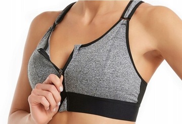Stanik sportowy XXL czarny