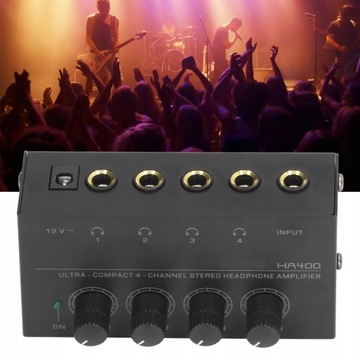 WZMACNIACZ SŁUCHAWKOWY KONWERTER AC 100-240V