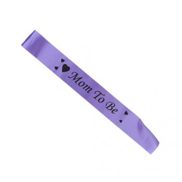 Be with Heart Pattern Sash Baby Shower