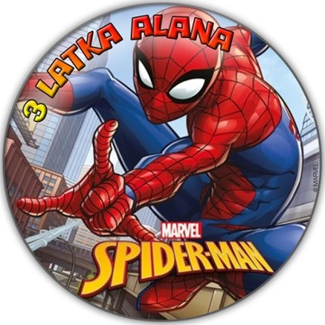 Вафельный торт «Человек-паук» + надпись