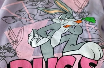 Looney Tunes Królik BUGS Sukienka Tunika Kaptur 1X