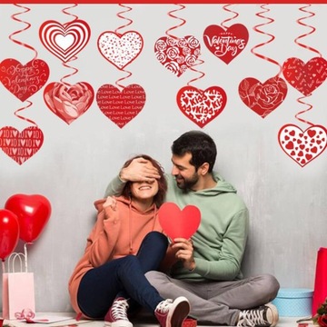 12 подвесных украшений ко Дню святого Валентина, подвеска «Любовь» для