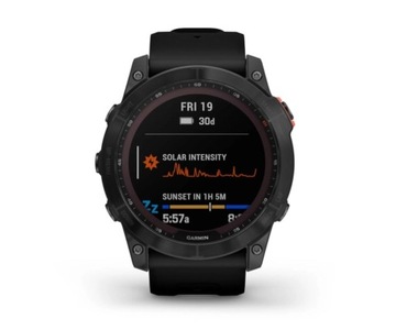 Умные часы Garmin Fenix ​​7X с солнечной батареей, спортивные часы, GPS, пульсометр, сон, 51 мм, черные