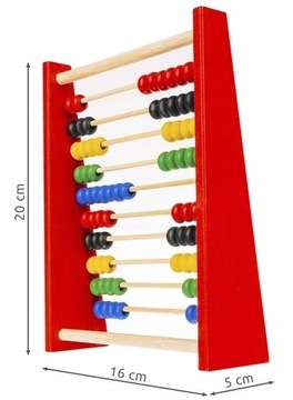 ДЕРЕВЯННЫЙ ШКОЛЬНЫЙ АБАБУС, 10 РЯД