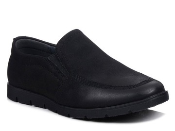 Buty chłopięce komunijne wizytowe na wesele czarne Wojtyłko 24430C 39