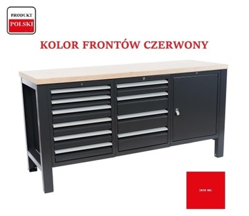 Stół warsztatowy do garażu narzędziowy ślusarski szuflady KOLORY roboczy