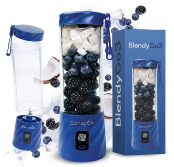 Oryginalny BLENDER BlendyGo 3 Bezprzewodowy USB | NAJNOWSZA wersja BLENDERA