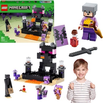 LEGO MINECRAFT ARENA ENDU ZIEJĄCY OGNIEM SMOK HIT