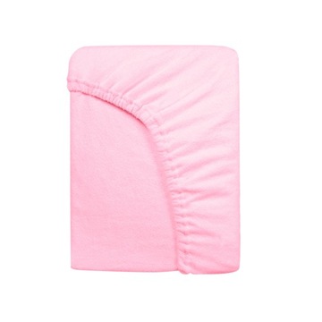 Prześcieradło frotte z gumką 005/150/160x200 jasny róż DARYMEX