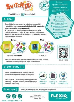 Семейная карточная игра SWITCH IT Flexiq для детей от 6 до 99 лет