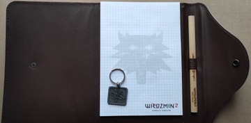 WIEDŹMIN 2 BRELOK , NOTATNIK, RYSIK UNIKAT