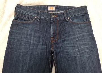 Spodnie jeans męskie Hugo Boss Orange Barcelona 34/30 granatowe