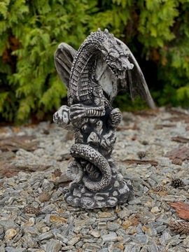 Бетонная садовая фигура Большой дракон