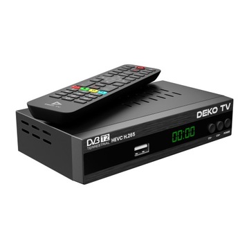 Тюнер-декодер DVBT2 DekoTV PRO Наземное телевидение DVB-T2 HEVC H.265 DEKO