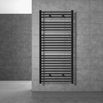 Grzejnik lazienkowy Sahara 750x1500 mm czarny mat