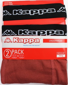 Bawełniane Bokserki KAPPA 4-PAK męskie majtki tu XL
