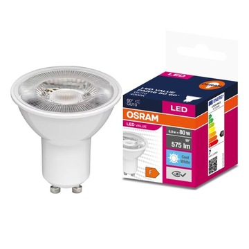 Żarówka LED GU10 6,9W=80W 4000K 60° OSRAM
