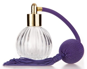 FLAKON SZKLANY NA PERFUMY Z POMPKĄ - 60 ML! GRATIS TESTER!