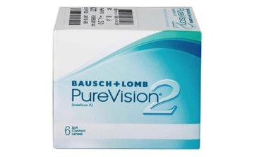Soczewki miesięczne PureVision 2 6 szt. + gratis