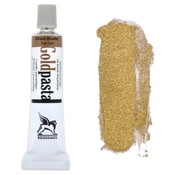 Pasta pozłotnicza Renesans GoldPasta metaliczna retusz 20ml 2 ZŁOTO BLADE