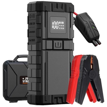 BOOSTER JUMP STARTER ROZRUCH 2500A 12V POWERBANK 65W 24000 MAH QC PD