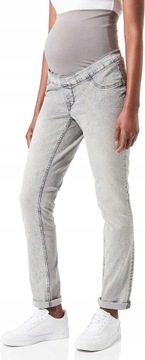 NOPPIES Jegging Ella Jeans Spodnie ciążowe rozmiar 30W, jasnoszare