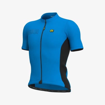 Koszulka rowerowa Alé Color Block niebieska
