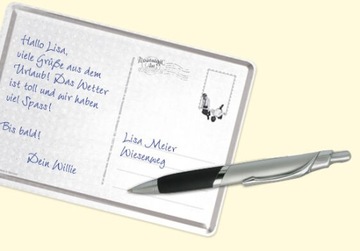 Vespa Итальянская жестяная открытка 14х10см