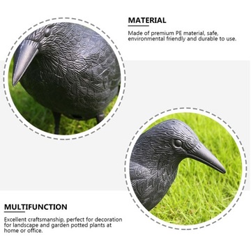 ФИГУРКИ ВОРОНЫ ГАЗОН ВОРОНА ФИГУРКА МОДЕЛЬ ВОРОНЫ